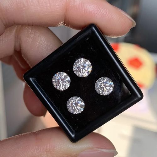 Loose Diamond Wholesale Price Per Carat Round Brilliant DEF VVS White Loose Moissanite Diamond Stone For Ring