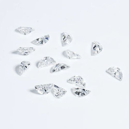 China moissanite manufacturer fancy shape special cutting  wholesale VVS moissanite