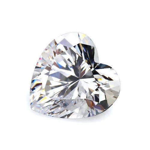 Wholesale price per carat diamond 8x8mm 2 carat heart shaped loose moissanite for ring