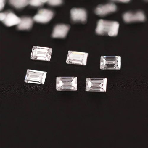 Wholesale Certificated Loose Moissanite Baguette Step Cut EF Color Diamond Moissanites