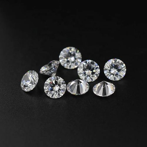 VVS certified round brilliant cut moissanite color DEF 6.5mm 1carat lab grown diamond moissanite