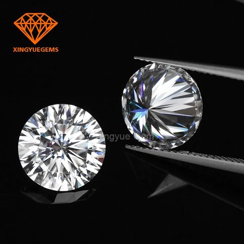 Gems Manufacturer Wholesale Loose Stones Moissanite Round VVS  Diamond Cut 16 Hearts 16 Arrows Moissanites for Fashion Jewelry