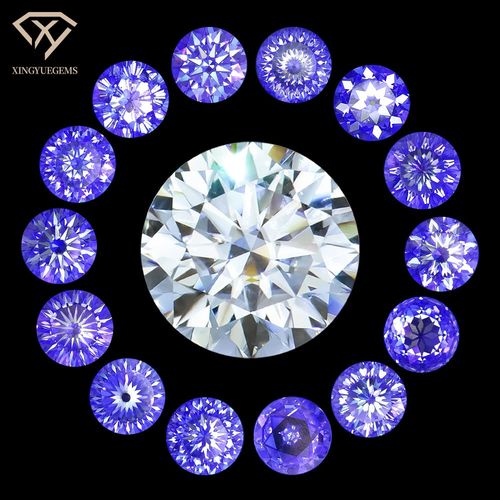 Xingyue Gemstones 6.5mm & 8mm Fancy Cut Moissanite Stones Portuguese Old European & Plum Blossom Cut lab create DEF color