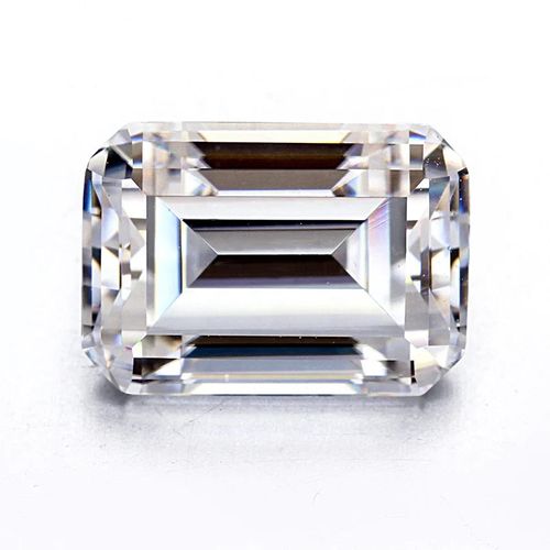 White DEF Colour emerald Cut VVS\VS purity grade Moissanite Stone Loose Gemstone Synthetic Diamond with Certificate