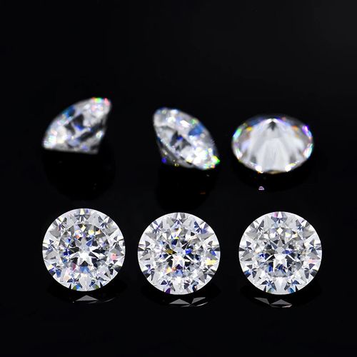 Round shape special cut D /E F color gate  100 facets   cutting moissanite gemstone with GRA certificate