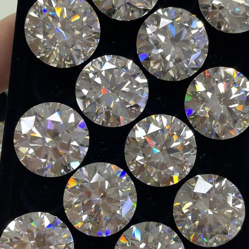 cheap price 18mm big size 20CT D VVS color moissanite 8 Heart 8 arrow cut diamond for wholesale small MOQ