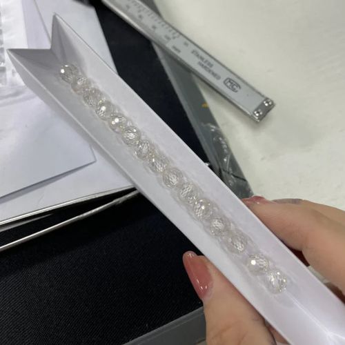 Hot selling moissanite bead faceted cut loose beads for making diy moissanites jewelry 4.0mm 5.0mm 6.0mm 8.0mm 10mm