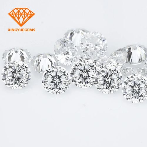 Xingyue Round Brilliant Gems Stone Loose Fancy Cut  Diamonds Moissanites Plum blossom Cut D White Moissanite Gemstones