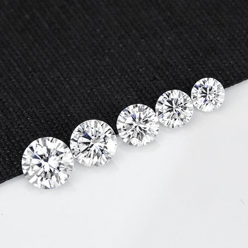 XINGYUE Wholesale synthetic moissanite Loose Stones Diamond Melee VVS Round Moissanite for jewelry