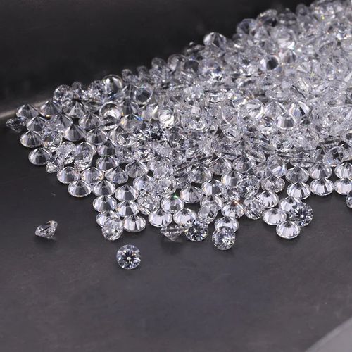 VVS1 Clarity Moissanite Diamond Genuine Loose Moissanite White Round Brilliant Cut Color DF Moissanite for Jewelry Making