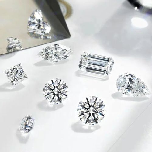 Factory Direct Round Brilliant Cut IJ Color 6.5mm 1 Carat Diamond Rough Moissanite