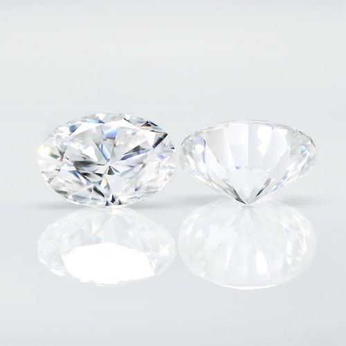 Hot sale gemstone 6*8mm 1carat oval shape  moissanite diamond