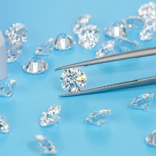 Manufacturers Wholesale Artificial Small Size Loose Stones D FL VVS1 GH Round Brilliant Cut 0.8-2.9mm Melee Moissanite