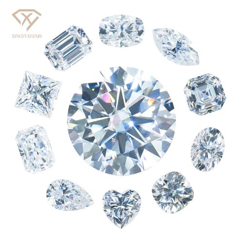 Loose Moissanite Round Brilliant Moissanite Diamond DEF White Color Wholesale Price Lab Grown Diamonds Manufacturer