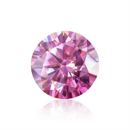 Wuzhou Moissanite Factory Wholesale Pink Color Big Moissanite Diamond With GRA Certificate