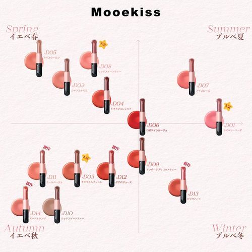 Mooekiss(モーキス) 2in1 エッセンスリップティント・マット・水光効果・リップ・カップにつかない色もち · 防水メイクアップ化粧品  6ML*1