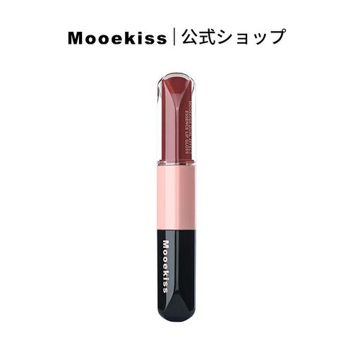 Mooekiss(モーキス) 2in1 エッセンスリップティント・マット・水光効果・リップ・カップにつかない色もち · 防水メイクアップ化粧品  6ML*1