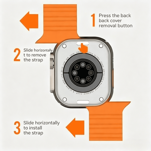 i20 Ultra Max 10-in-1 Power Suite: 49mm Smartwatch + Pro Wireless Earbuds + 7 Premium Straps – The Ultimate Lifestyle Upgrade!