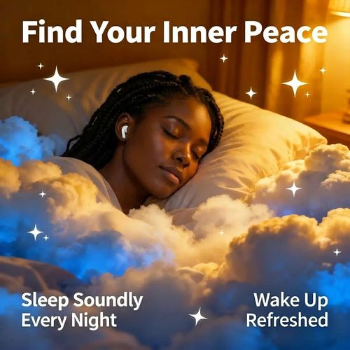 MSHUKCOE 2026 Ultra-Mini Invisible Earbuds – Bluetooth 5.4 Wireless Sleep Headphones with LED Display (Pay on Delivery)