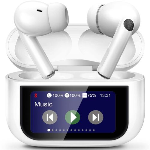 New Upgrade Wireless Bluetooth Earbuds | LED Touch Display, Long Battery, Clear Stereo Sound for Music, Calls & Sport | Pay on Delivery
