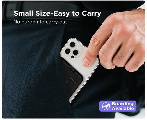 2026 Ultra-Slim 10000mAh Magnetic Wireless Power Bank, 22.5W Fast Charge, Type-C In and Out, LED Display & Stand for iPhone & Android