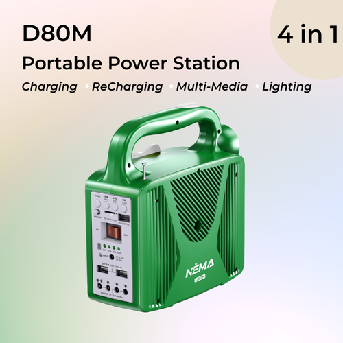 D80M Portable Solar Power Bank