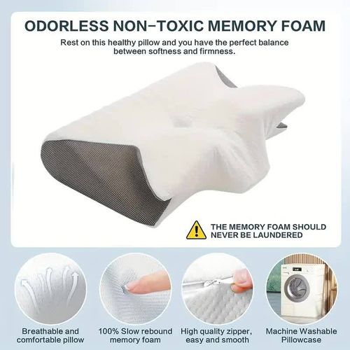 Butterfly Shaped Memory Foam Pillow