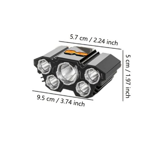 5LED Rechargeable Headlight