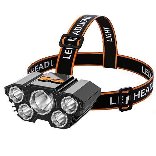 5LED Rechargeable Headlight