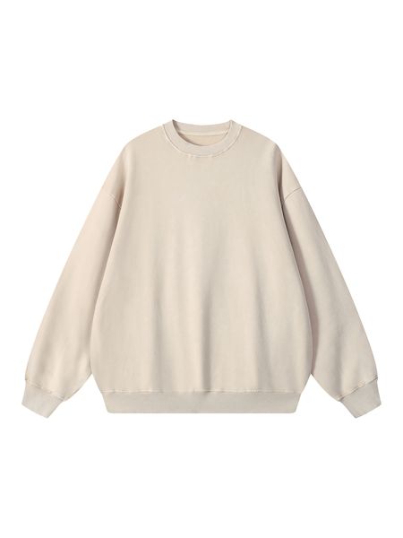 Snow Washed Oversized Blank Sweatshirt