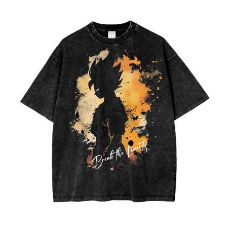 Limit Break Acid Wash Oversize T-Shirt