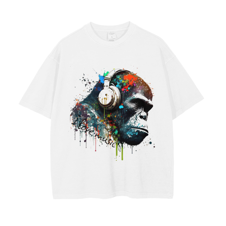 Music Gorilla Vintage Wash T-Shirt