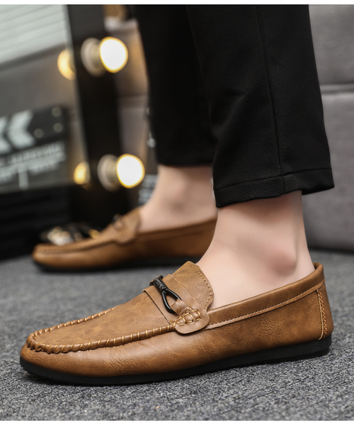 Summer new loafers, one-foot wear, breathable for lazy drivers