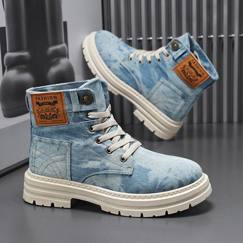 0904Boots canvas light blueDW028