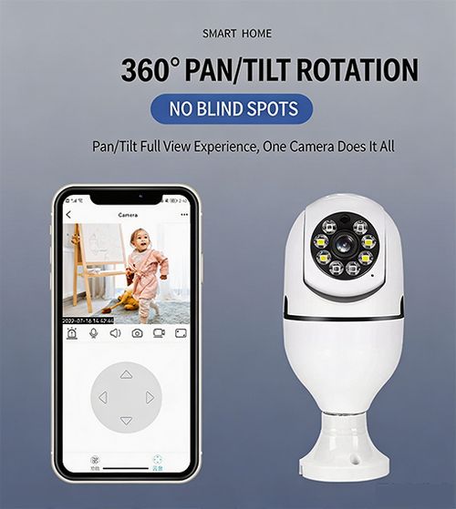🔥Ghana -WiFi Bulb Security Camera🔥Free Shipping for 2+ Purchases-LB-AC-003