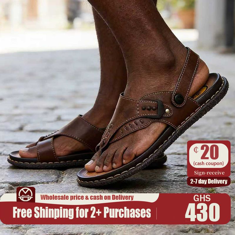 🔥2026 HOT SALE -50%🔥Leather Non-Slip Sandals Premium genuine leather, soft and comfortableDW042