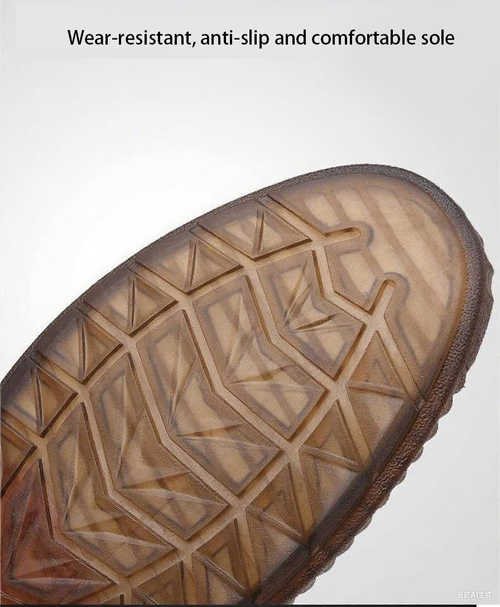 Men's Leather Walking Shoes, Workwear Vintage Old Fashioned Texture Design, Low Top Men's Casual Shoes, Casual Sneakers, Hand Reinforced Sewn Sole