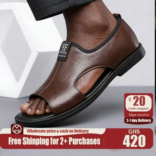 0929Summer open-toe leather sandalsYML0091