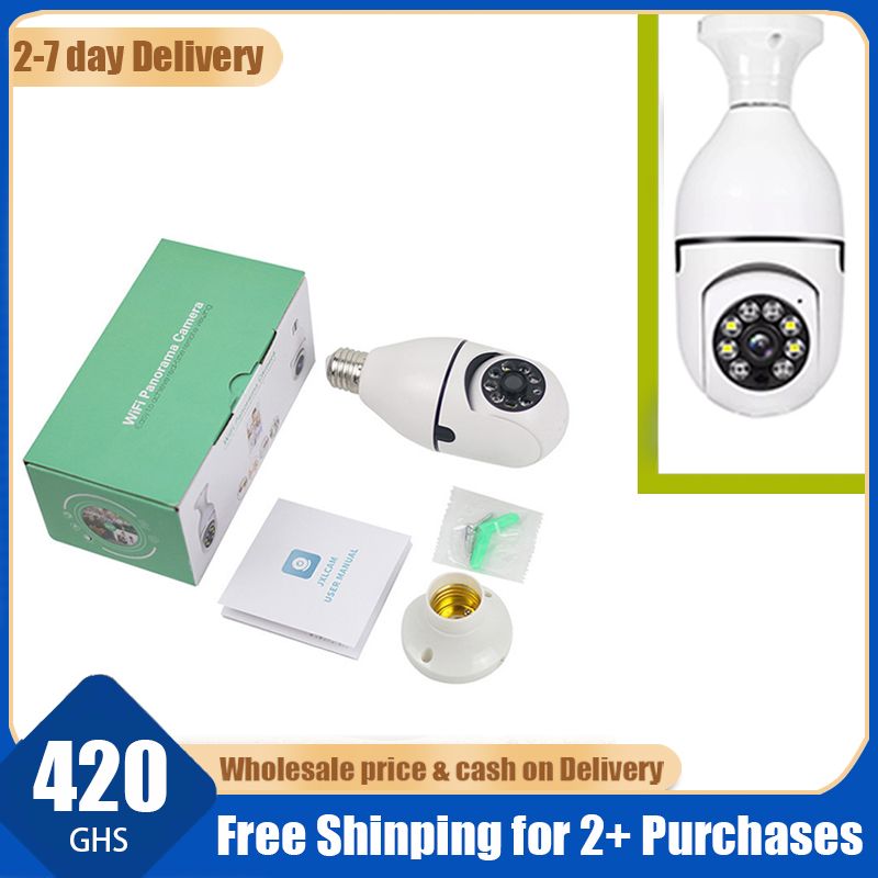 🔥Ghana -WiFi Bulb Security Camera🔥Free Shipping for 2+ Purchases-LB-AC-003
