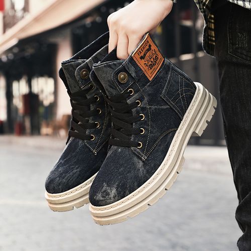 0904Boots canvas blackDW030