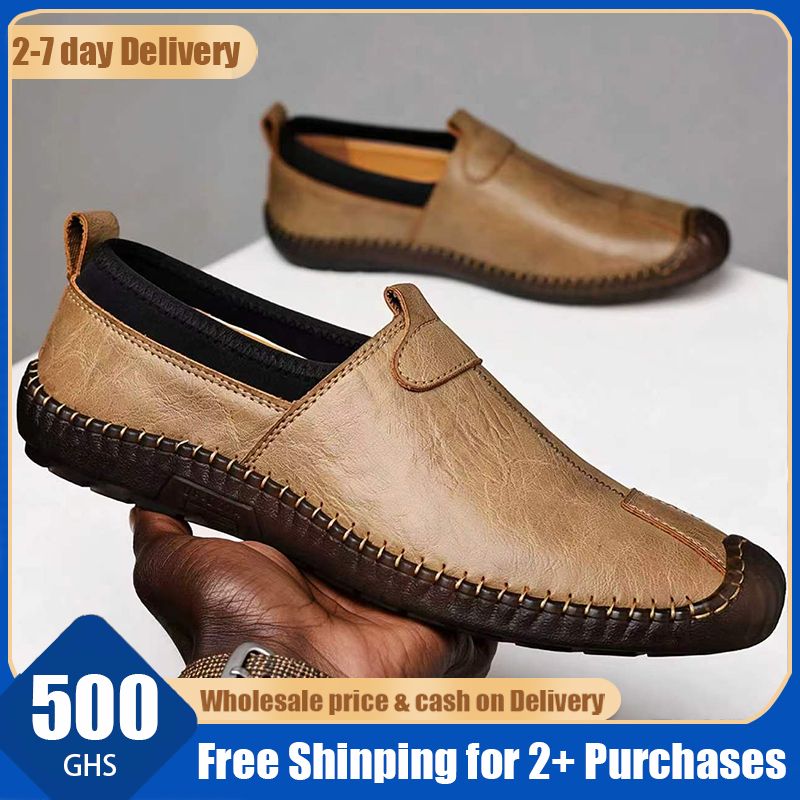 🔥Ghana - Hand-Stitched Leather Loafers🔥Free Shipping for 2+ Purchases-LB-0025