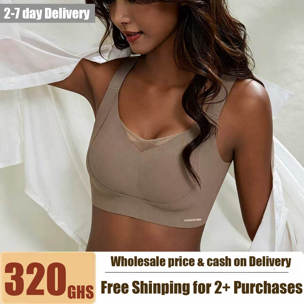 🔥Ghana - Women's Wireless Wide Strap Bralette🔥Free Shipping for 2+ Purchases-YML-CP-021