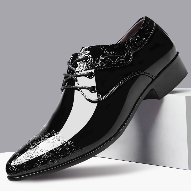 🔥2025 HOT SALE -50%🔥New Shiny Men's Business Fashion Casual Leather Shoes