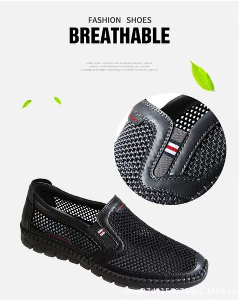 Summer mesh casual shoes, water shoes, comfortable and ventilated, elegant style