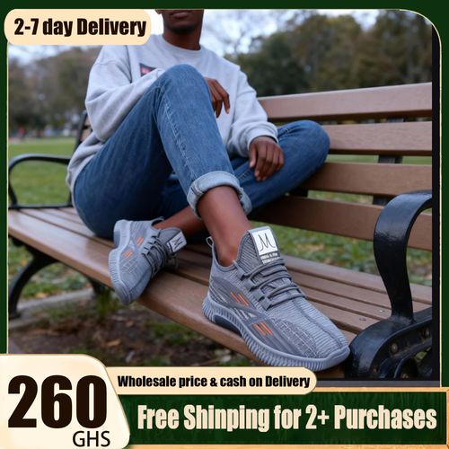 1210Grey mesh sneakersYML012