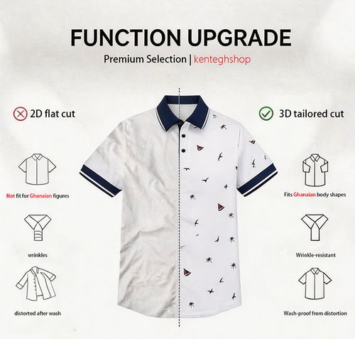 🔥Ghana - Ice Silk Wrinkle-Free Polo Shirt🔥Free Shipping for 2+ Purchases-LB-TEE-001