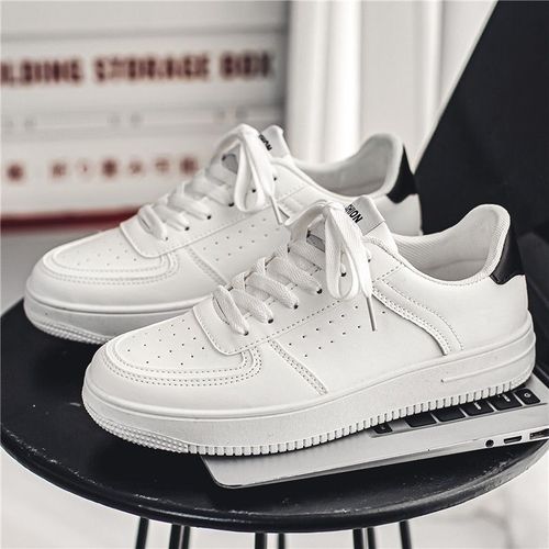 🔥Ghana - White Casual Skate Sneakers🔥Free Shipping for 2+ Purchases-LB-CAS-012