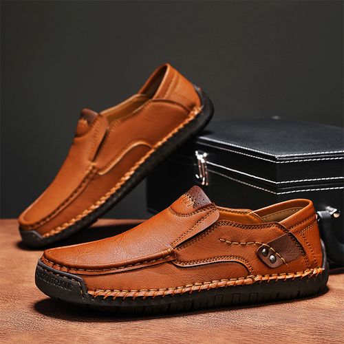 🔥Ghana -Handmade cowhide loafers🔥Free Shipping for 2+ Purchases-YML-CP-036