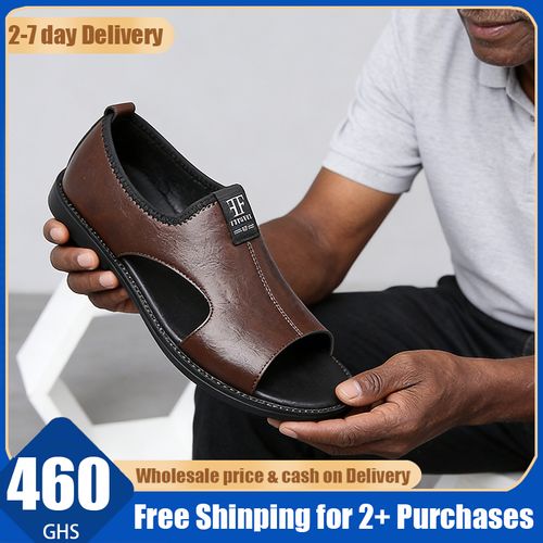 0929Summer open-toe leather sandalsYML0091