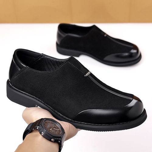 🔥Ghana -Suede & Leather Spliced Slip-ons 🔥Free Shipping for 2+ Purchases-YML-CP-042